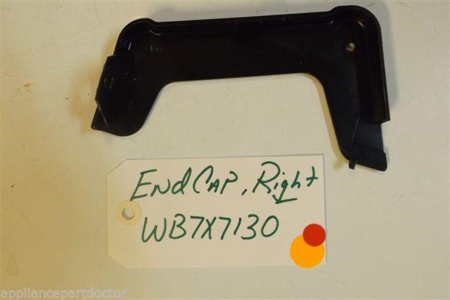 GE STOVE WB7X7130 End Cap Right used GE STOVE WB7X7130 End Cap Right used